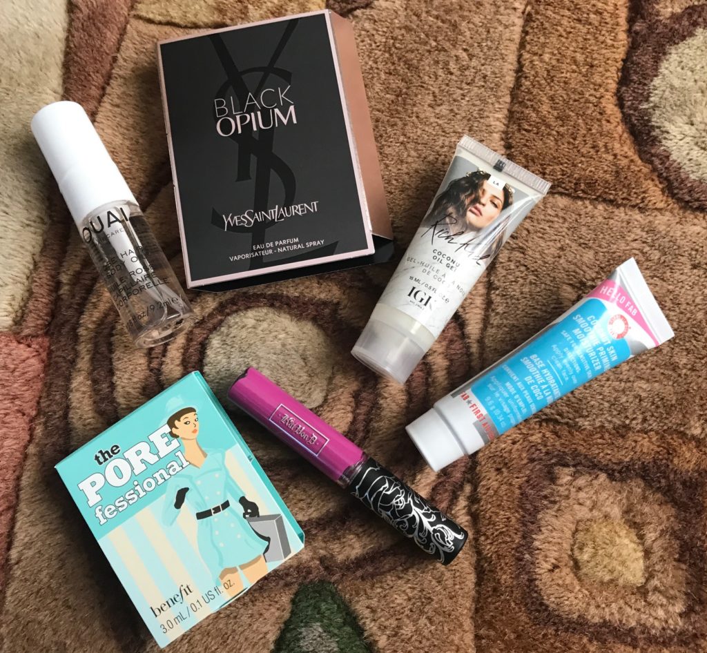 contents of the Sephora Play "Summer Starters" bag for June 2017, neversaydiebeauty.com