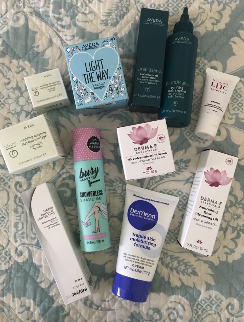 new skincare products I'll be trying out for review, neversaydiebeauty.com