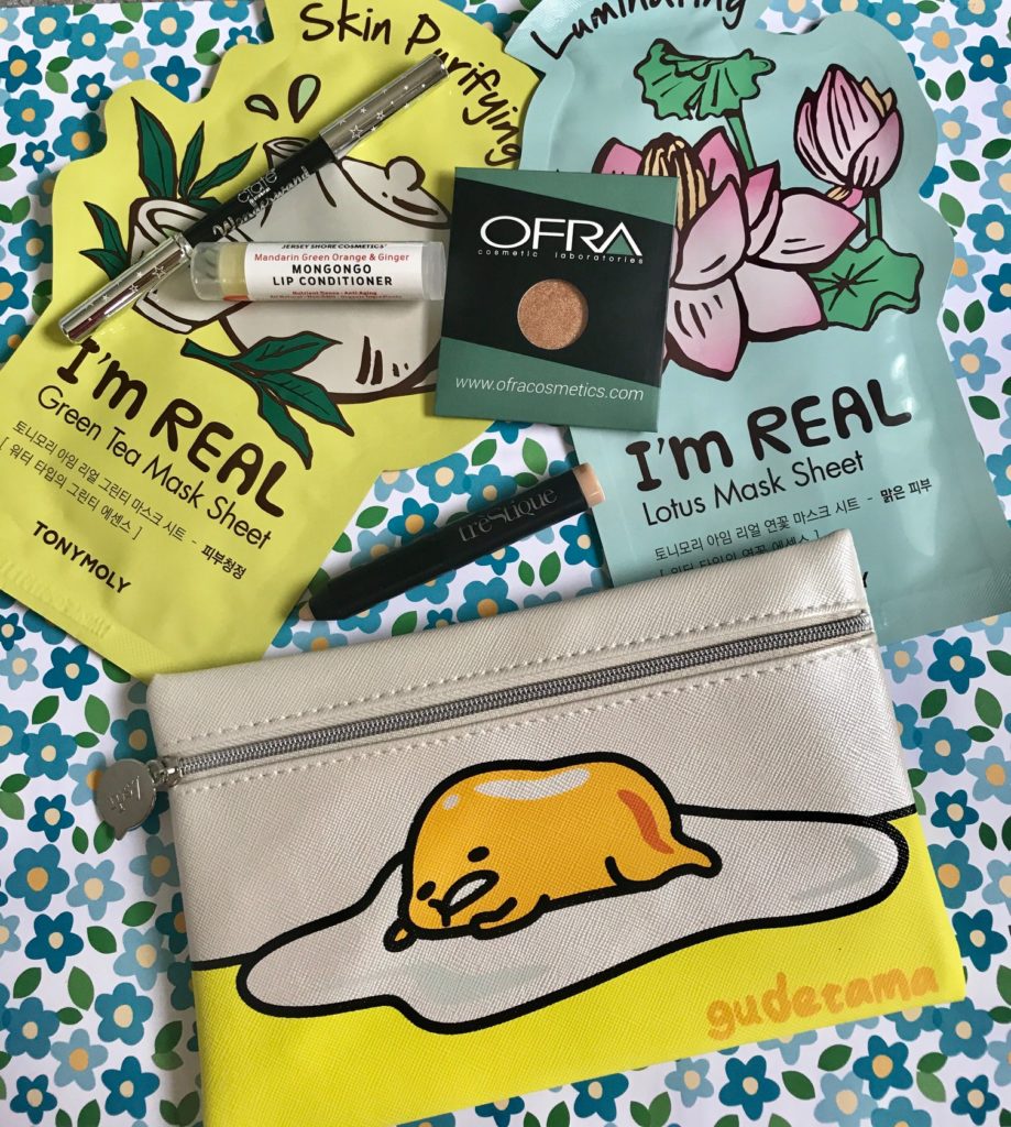 contents of my Ipsy 'Over Easy' bag July 2017, neversaydiebeauty.com