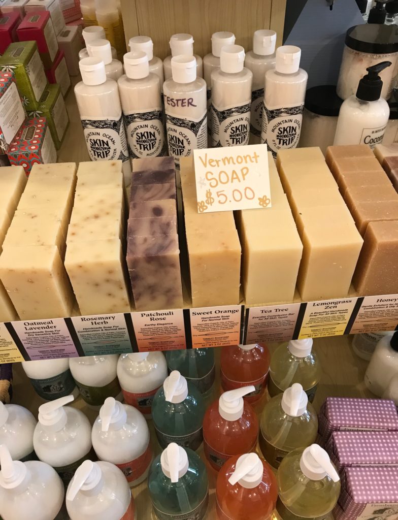 Vermont soap at Cuddlefish in Manchester MA, neversaydiebeauty.com