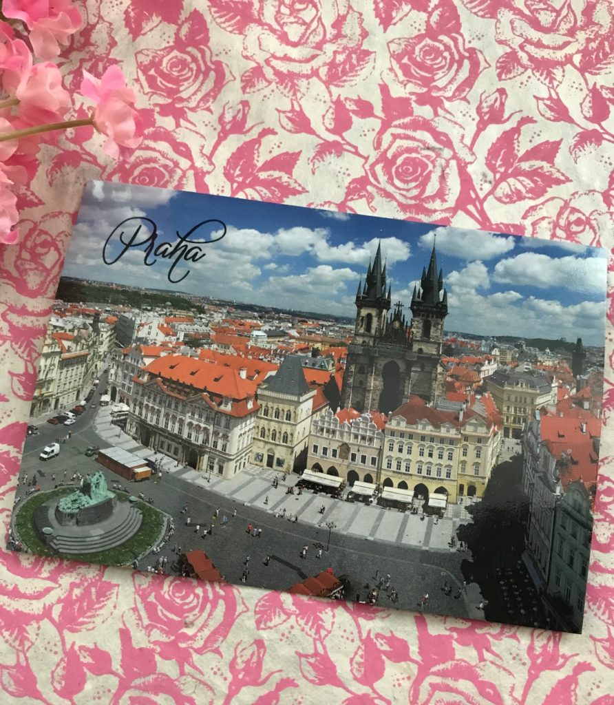 postcard of Prague, The Czech Republic, neversaydiebeauty.com