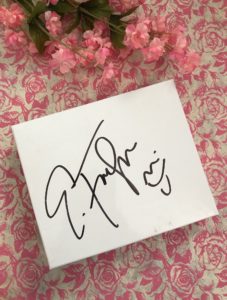 Eddie Funkhouser MUA autograph, neversaydiebeauty.com