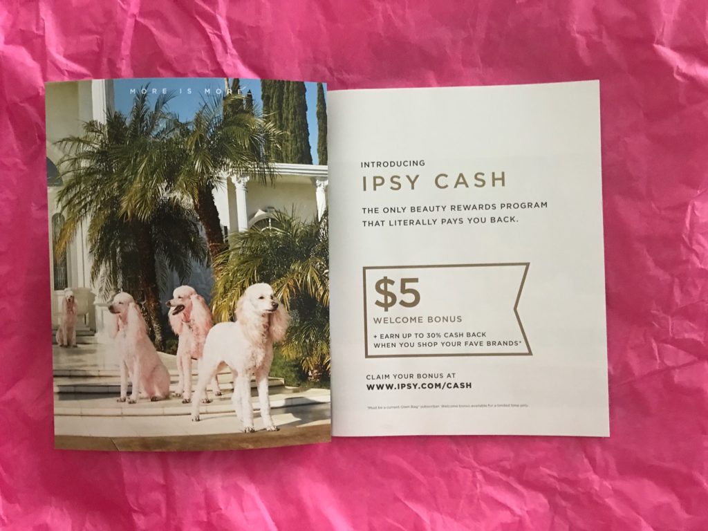 Ipsy Cash Rewards Program $5 Welcome Bonus, neversaydiebeauty.com