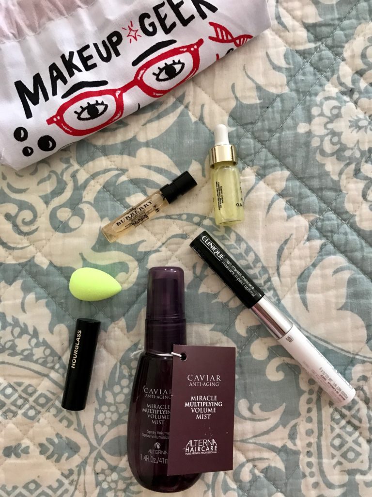 contents of Sephora Play bag, August 2017, neversaydiebeauty.com