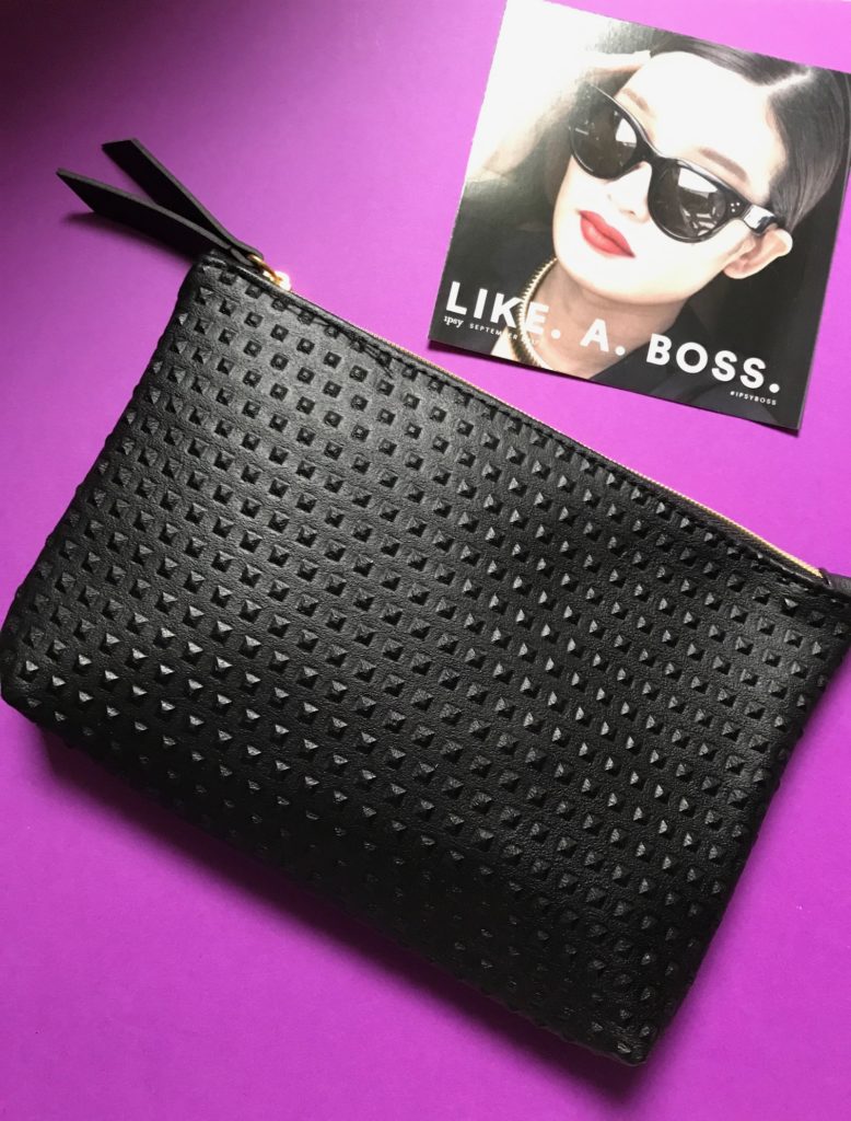 Ipsy makeup bag for September 2017 "Like. A. Boss", neversaydiebeauty.com