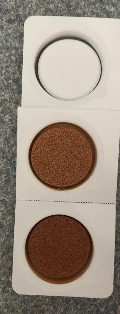 sample AmorePacific Color Correcting Foundation SPF 50+, neversaydiebeauty.com