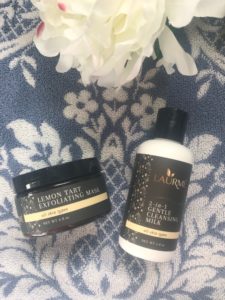 Laurme Lemon Tart Exfoliating Mask and 2-in-1 Gentle Cleansing Milk, neversaydiebeauty.com