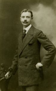 Katharine Grimmer's grandfather, a London hairdresser during the 1940s-50s