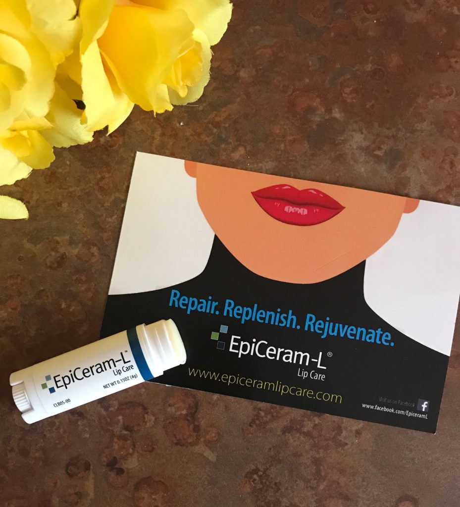 open tube of EpiCeram-L Lip Care to show the bullet, neversaydiebeauty.com