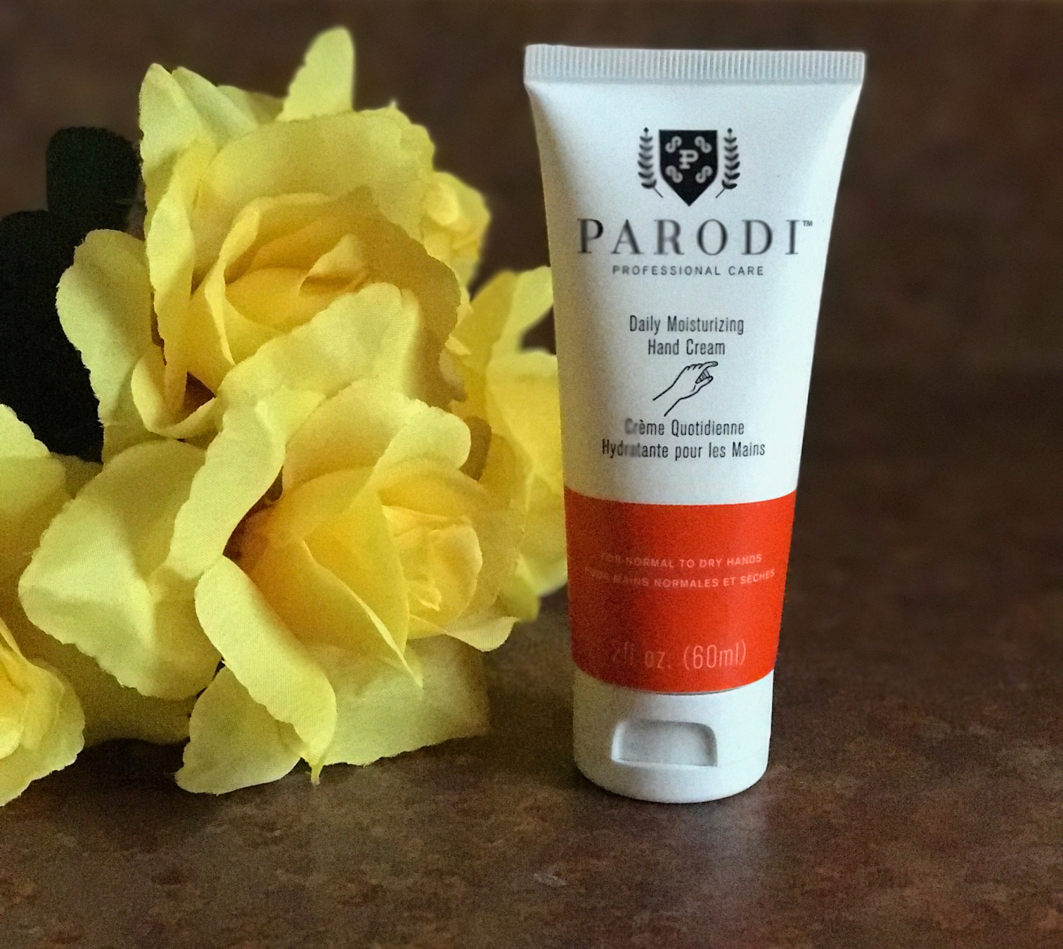 Parodi Daily Moisturizing Hand Cream tube, neversaydiebeauty.com