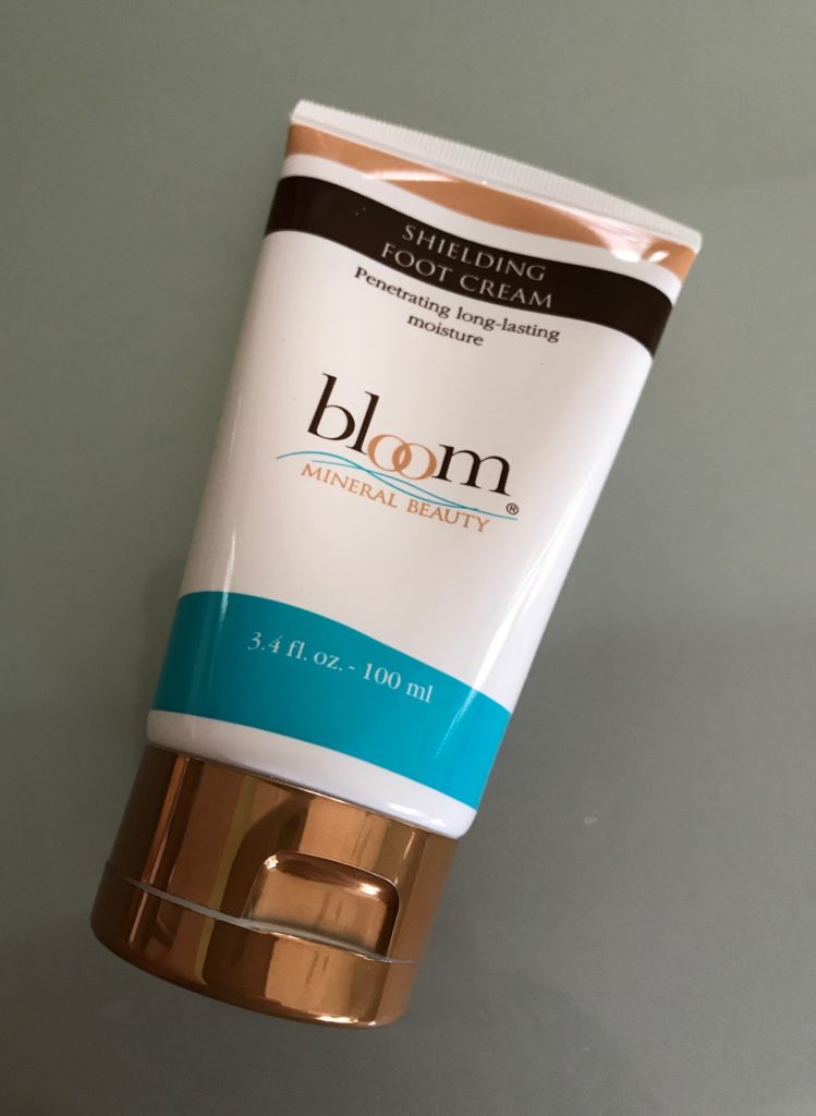 Bloom Shielding Foot Cream tube, neversaydiebeauty.com