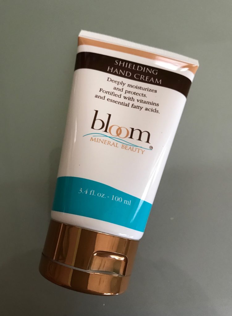 Bloom Shielding Hand Cream tube, neversaydiebeauty.com