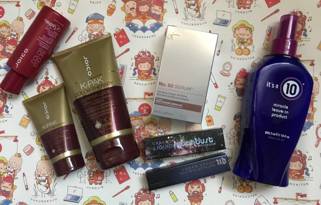Ulta haul during January 2018 sale in their boxes, neversaydiebeauty.com