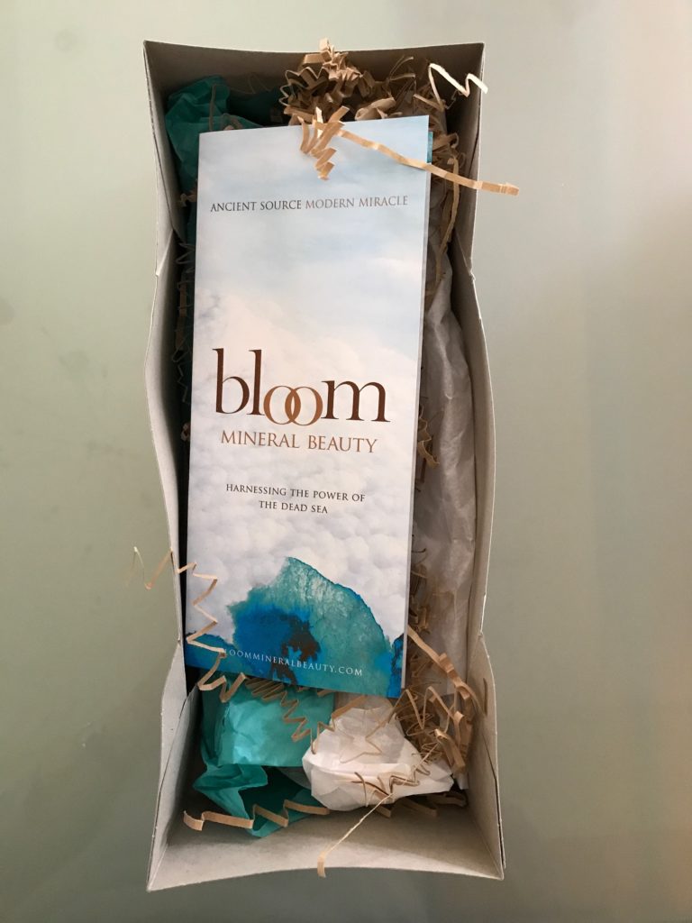 Bloom Mineral Beauty pamphlet, neversaydiebeauty.com