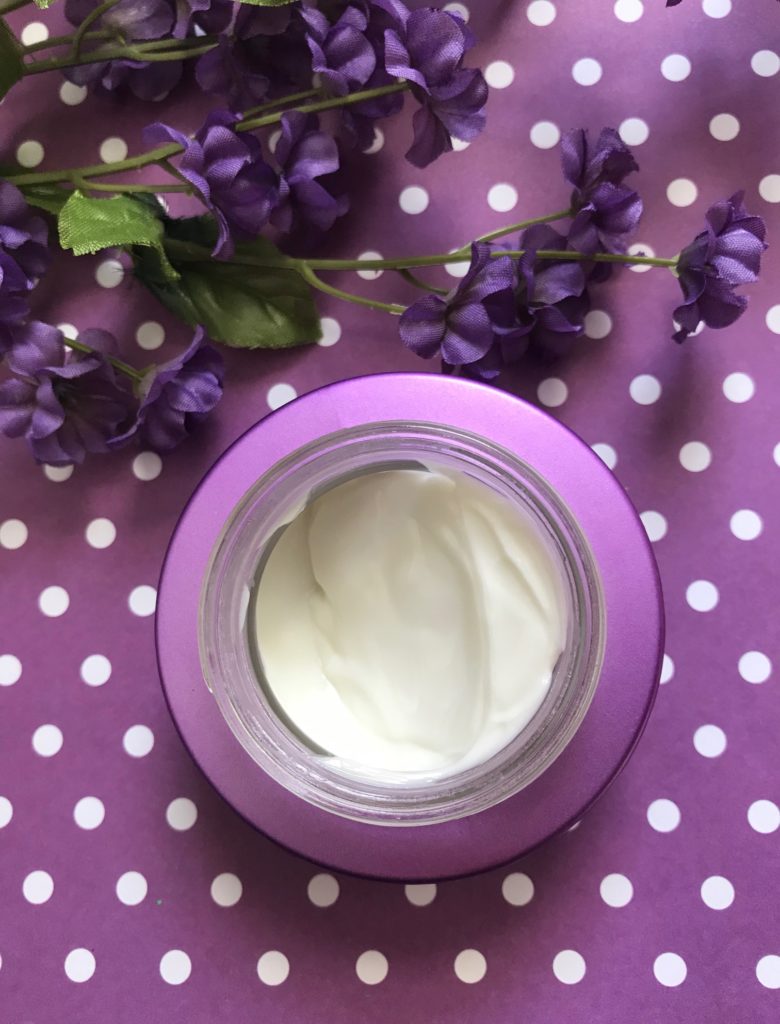 the cream inside Pili Ani Youthful Glow Facial Cream jar, neversaydiebeauty.com