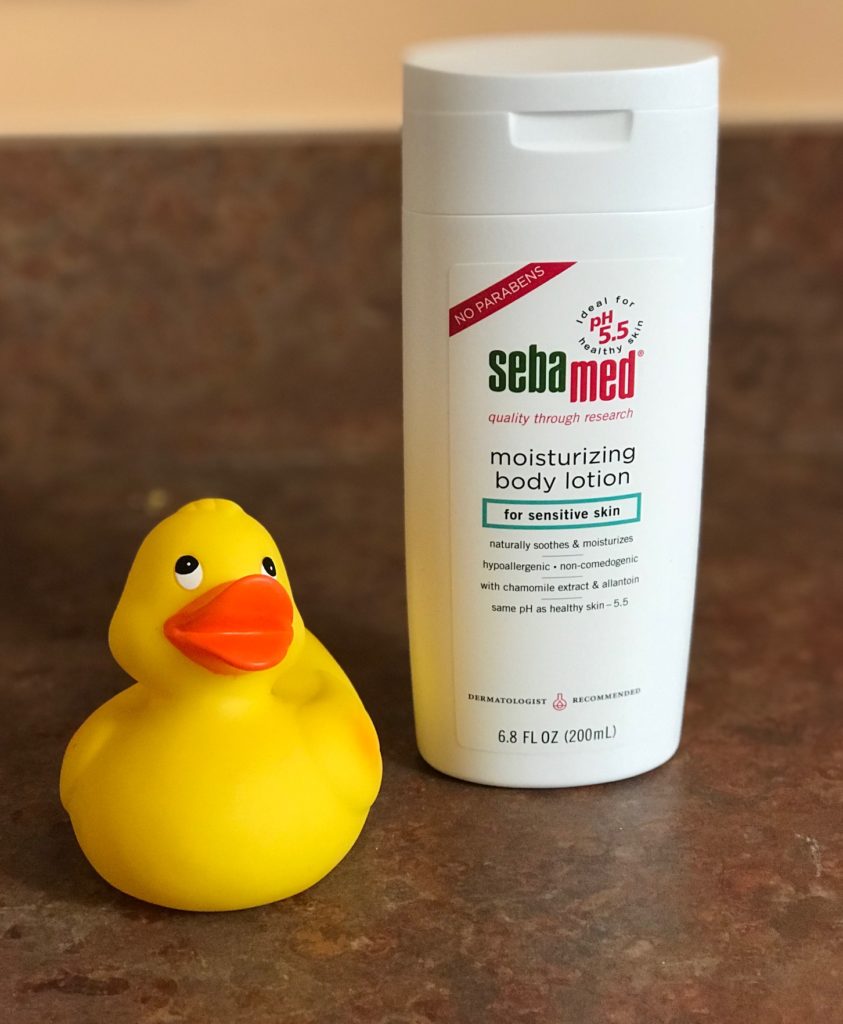 SebaMed Moisturizing Body Lotion flip-top bottle, neversaydiebeauty.com