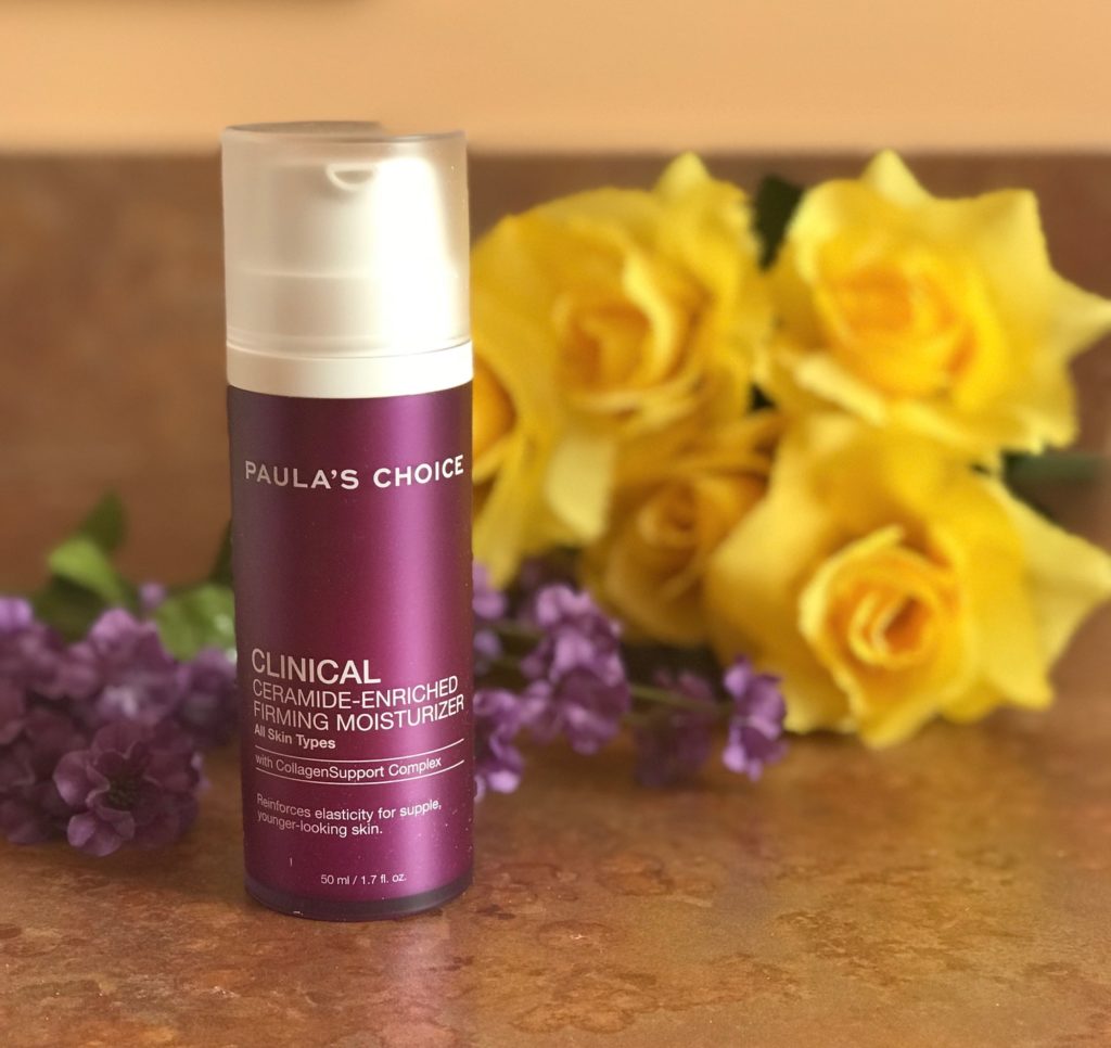bottle of Paula's Choice Clinical Ceramide-Enriched Firming Moisturizer, neversaydiebeauty.com