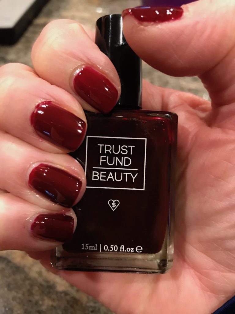 Trust Fund Beauty "Wine O'Clock" nail polish manicure, neversaydiebeauty.com