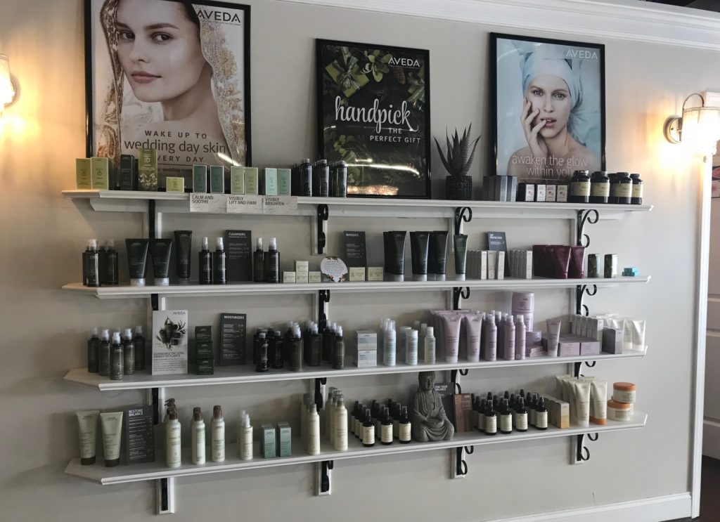 Aveda products sold at Spalenza
