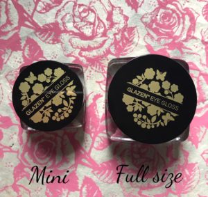 butter London Glazen Eye Gloss mini versus full size jars, neversaydiebeauty.com