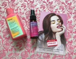 eva nyc Clean It Up Shampoo and Magic Mane 10-in-1 Primer travel size bottles, neversaydiebeauty.com