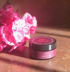 Farmhouse Fresh Chocolate Fig Vitamin Recovery Serum raspberry colored, jar, neversaydiebeauty.com
