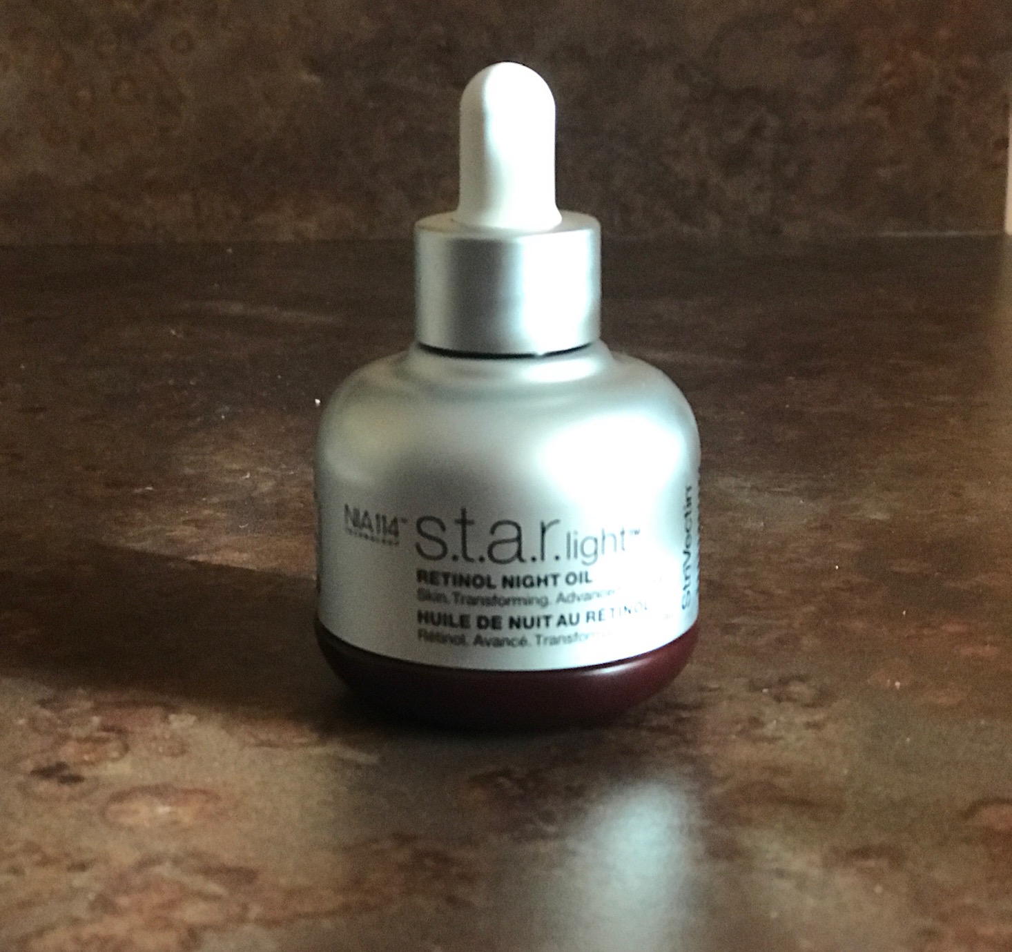 StriVecti S.T.A.R. Retinol Light Night Oil bottle, neversaydiebeauty.com