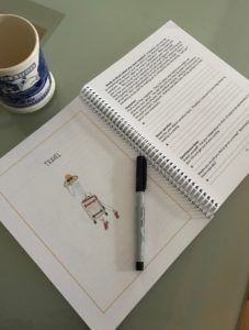 open journal from Ladies Road Map, neversaydiebeauty.com