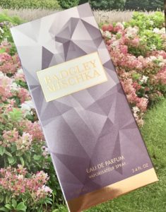 Badgley Mischka Eau de Parfum outer box, neversaydiebeauty.com