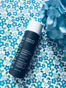 new packaging/bottle of Paula's Choice 2% BHA Liquid Exfoliant, neversaydiebeauty.com