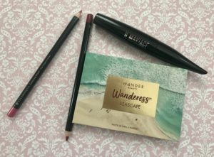 Illamasqua Lip Pencil Duo, Il Making Volumizing Water Resistant Mascara and Wander Beauty Wanderess Seascapes Eyeshadow Palette