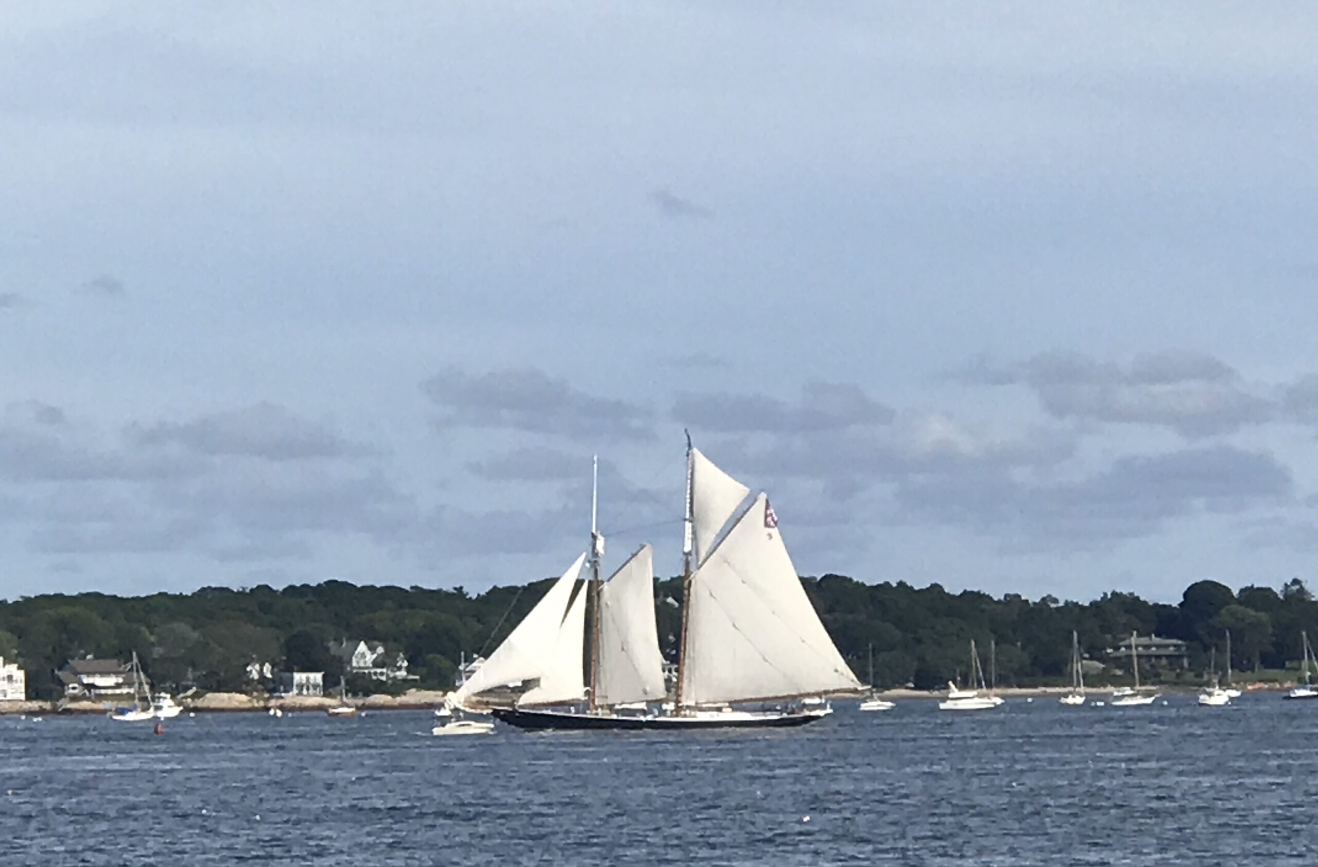 Schooner Columbia in Gloucester Harbor