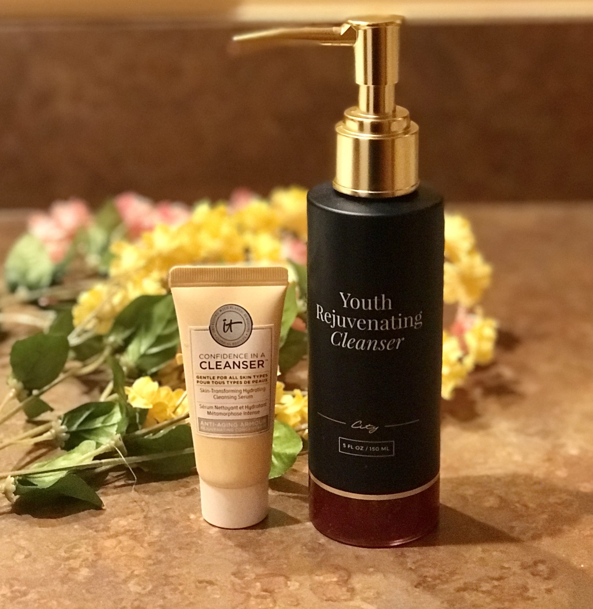 facial cleansers: IT Cosmetics Confidence in a Cleanser and City Beauty Youth Rejuvenating Cleanser