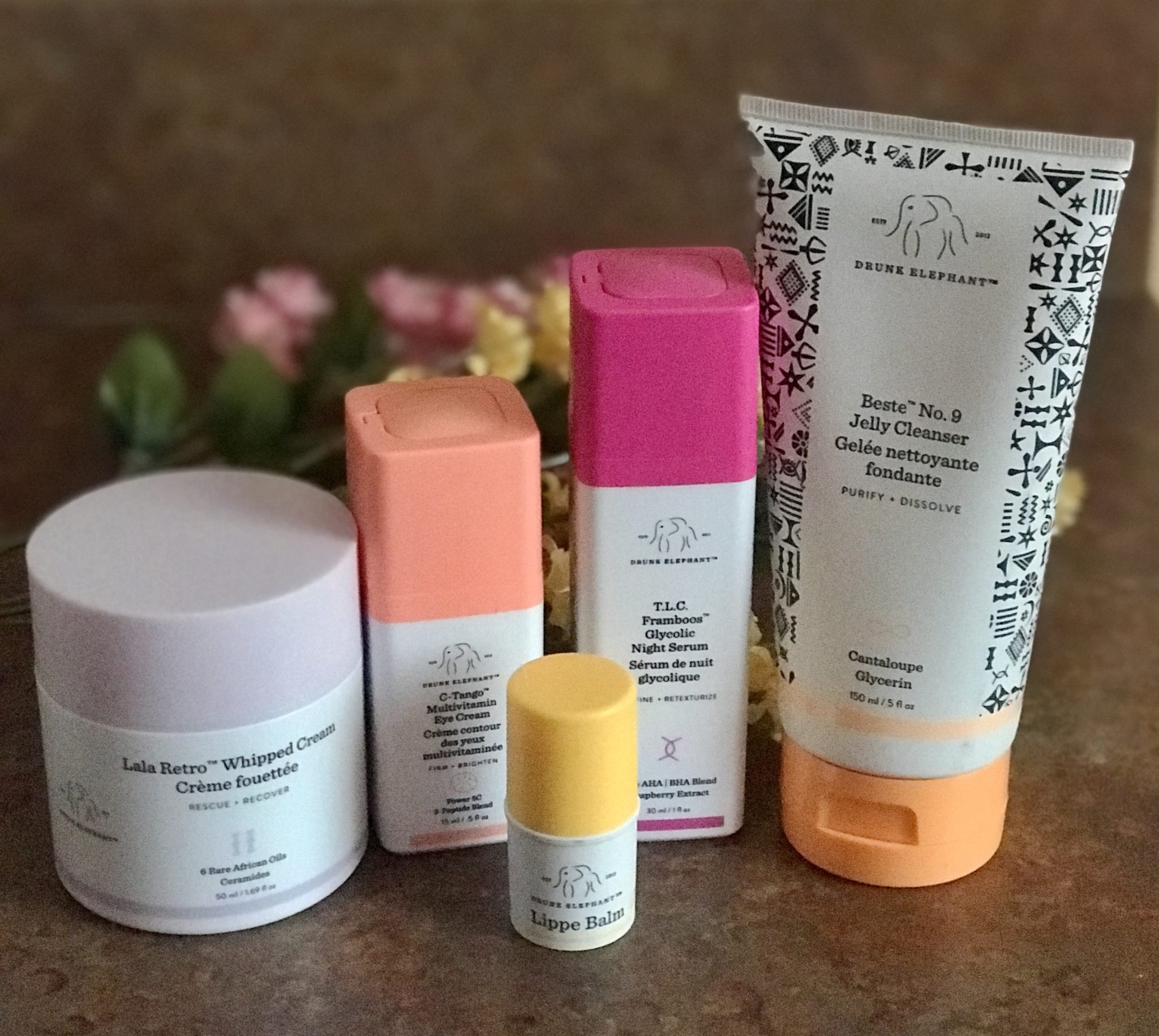 5 Drunk Elephant skincare products