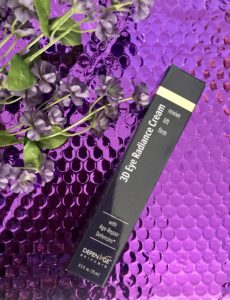 outer packaging for DefenAge 3D Radiance Eye Cream