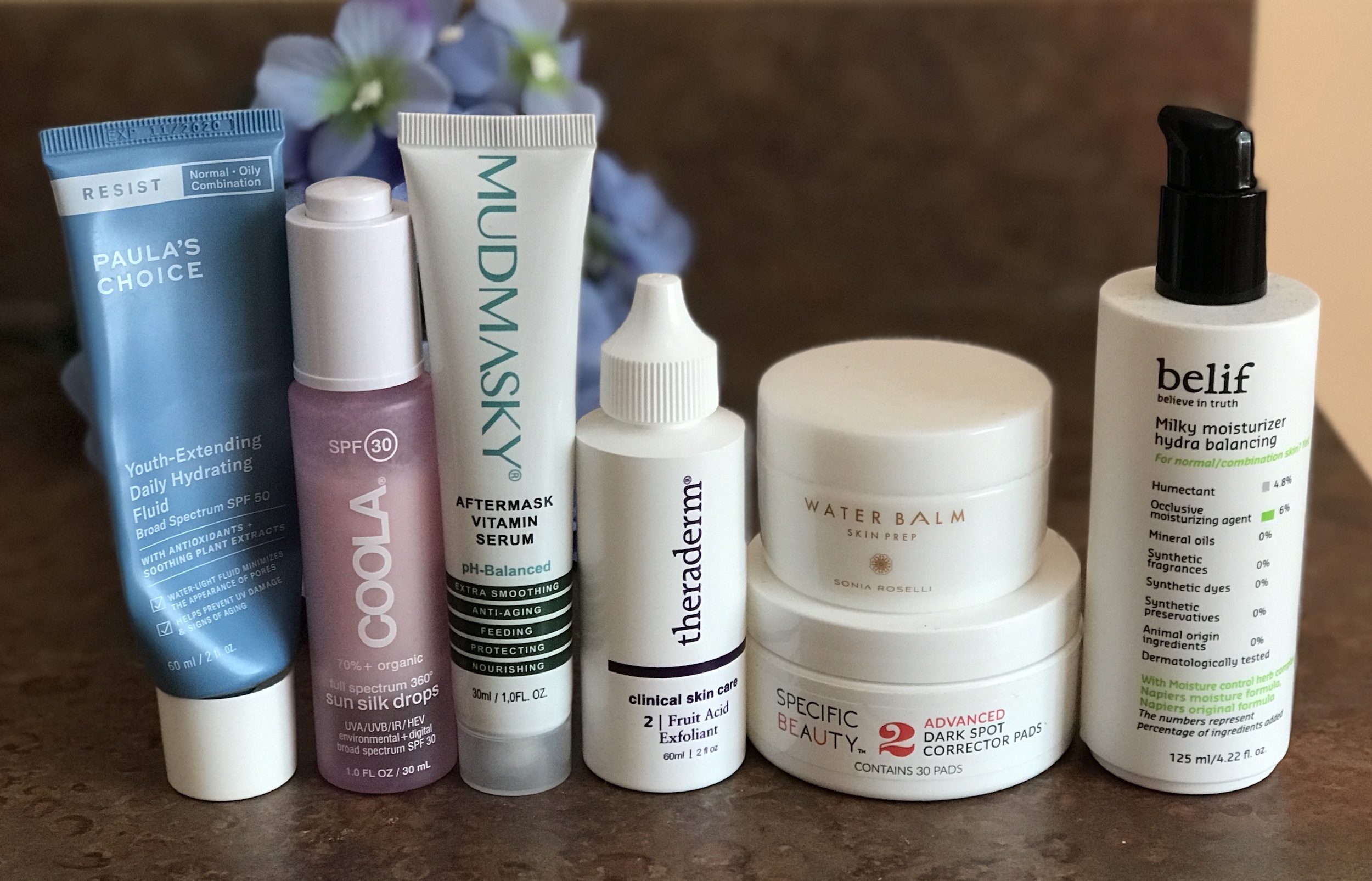 lightweight skincare products I use in the summer